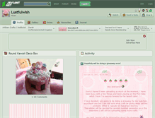 Tablet Screenshot of lustfulwish.deviantart.com