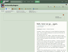 Tablet Screenshot of enslavedbydragons.deviantart.com