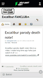 Mobile Screenshot of excalibur-fanclub.deviantart.com