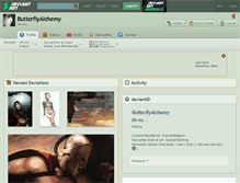 Tablet Screenshot of butterflyalchemy.deviantart.com