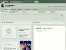 Tablet Screenshot of chynna18rawrr.deviantart.com