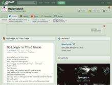Tablet Screenshot of mandycatz55.deviantart.com