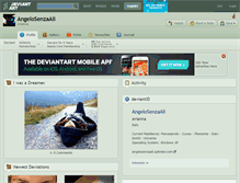 Tablet Screenshot of angelosenzaali.deviantart.com