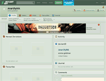 Tablet Screenshot of anarchyink.deviantart.com