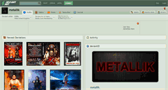 Desktop Screenshot of metallik.deviantart.com