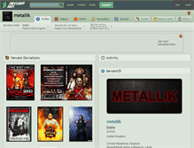 Tablet Screenshot of metallik.deviantart.com