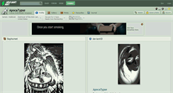 Desktop Screenshot of apoca7ypse.deviantart.com