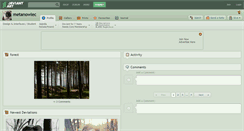 Desktop Screenshot of metanowiec.deviantart.com