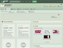 Tablet Screenshot of annoula14.deviantart.com