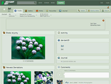 Tablet Screenshot of iiri.deviantart.com