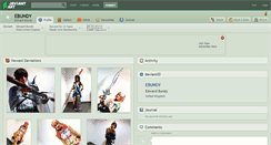 Desktop Screenshot of ebundy.deviantart.com
