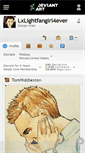 Mobile Screenshot of lxlightfangirl4ever.deviantart.com