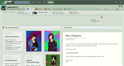 Desktop Screenshot of lildevilat13.deviantart.com