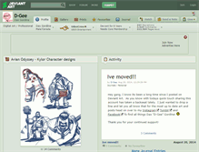 Tablet Screenshot of d-gee.deviantart.com