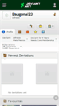 Mobile Screenshot of baugonal23.deviantart.com