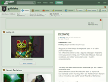 Tablet Screenshot of gothliebe.deviantart.com