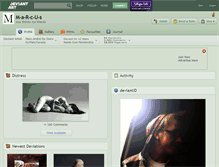Tablet Screenshot of m-a-r-c-u-s.deviantart.com