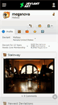 Mobile Screenshot of meganova.deviantart.com