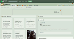 Desktop Screenshot of coldburn7.deviantart.com