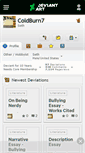 Mobile Screenshot of coldburn7.deviantart.com