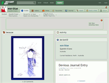 Tablet Screenshot of eon-blue.deviantart.com
