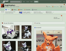 Tablet Screenshot of drag0nfeathers.deviantart.com
