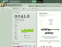 Tablet Screenshot of narutoxhinata-club.deviantart.com