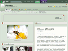 Tablet Screenshot of microwaves.deviantart.com