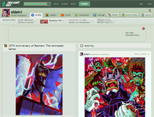 Tablet Screenshot of eldeivi.deviantart.com
