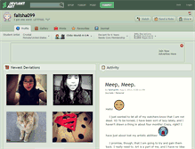 Tablet Screenshot of falisha099.deviantart.com
