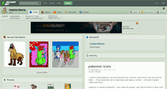 Desktop Screenshot of masterokena.deviantart.com