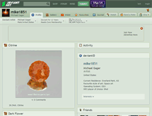 Tablet Screenshot of mike1851.deviantart.com