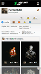 Mobile Screenshot of heronotdie.deviantart.com