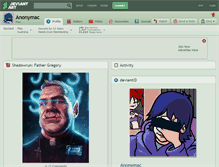 Tablet Screenshot of anonymac.deviantart.com