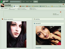 Tablet Screenshot of inezzitah.deviantart.com