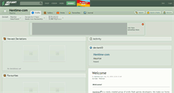 Desktop Screenshot of hentime-com.deviantart.com