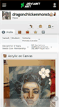 Mobile Screenshot of dragonchickenmonster.deviantart.com