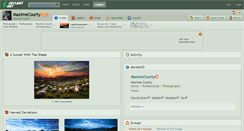 Desktop Screenshot of maximecourty.deviantart.com