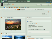 Tablet Screenshot of maximecourty.deviantart.com