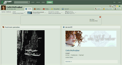 Desktop Screenshot of celticwolfwalker.deviantart.com