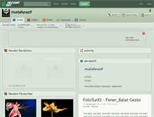 Tablet Screenshot of mustafanazif.deviantart.com