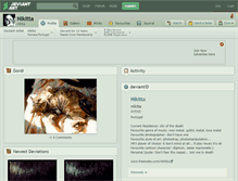 Tablet Screenshot of nikitta.deviantart.com