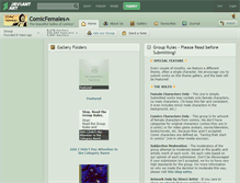 Tablet Screenshot of comicfemales.deviantart.com