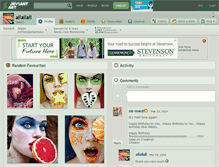 Tablet Screenshot of ailailail.deviantart.com