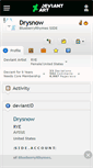 Mobile Screenshot of drysnow.deviantart.com
