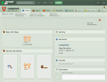 Tablet Screenshot of cutepixels.deviantart.com
