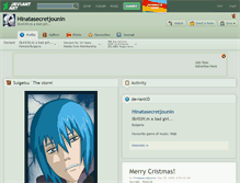 Tablet Screenshot of hinatasecretjounin.deviantart.com