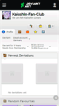 Mobile Screenshot of kaioshin-fan-club.deviantart.com