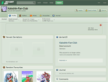 Tablet Screenshot of kaioshin-fan-club.deviantart.com