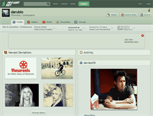 Tablet Screenshot of darubio.deviantart.com